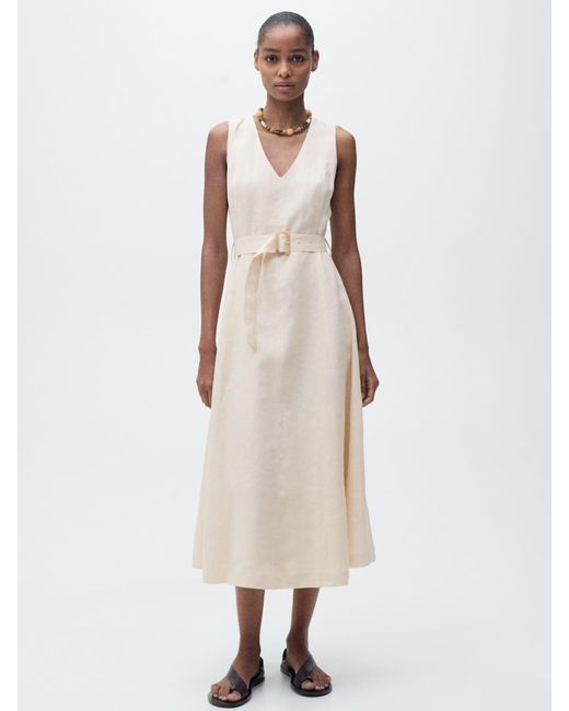 Mango Natural Kleid 'Laura'
