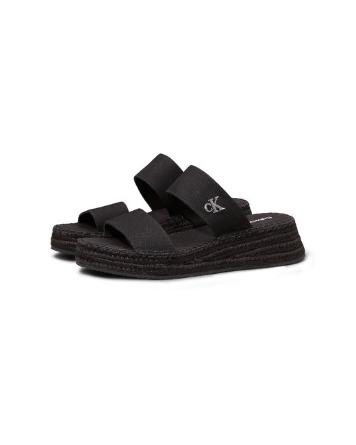 Calvin Klein Black Pantolette