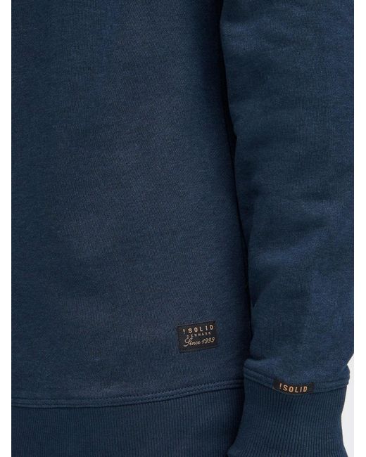 Solid Pullover Sdaula in Blue für Herren