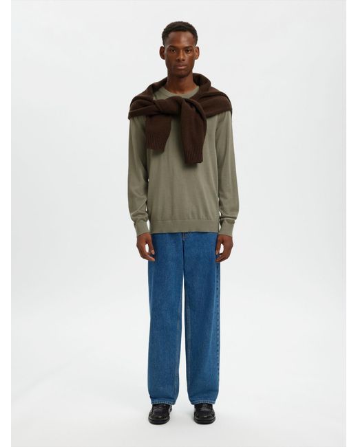 SELECTED Pullover Slhtray in Green für Herren