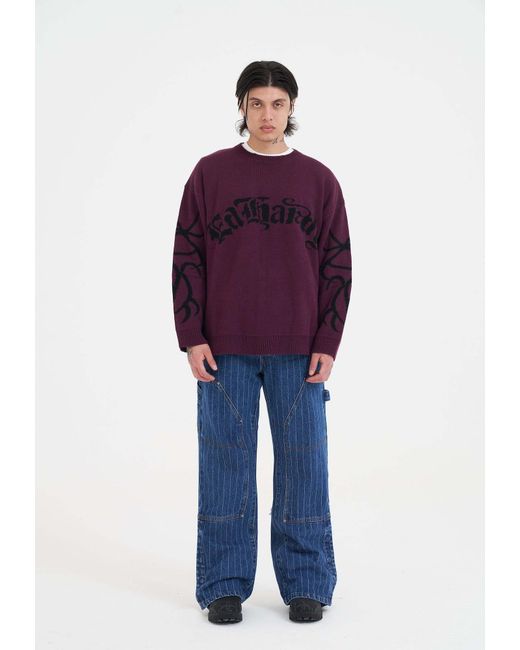 Ed Hardy Pullover in Purple für Herren