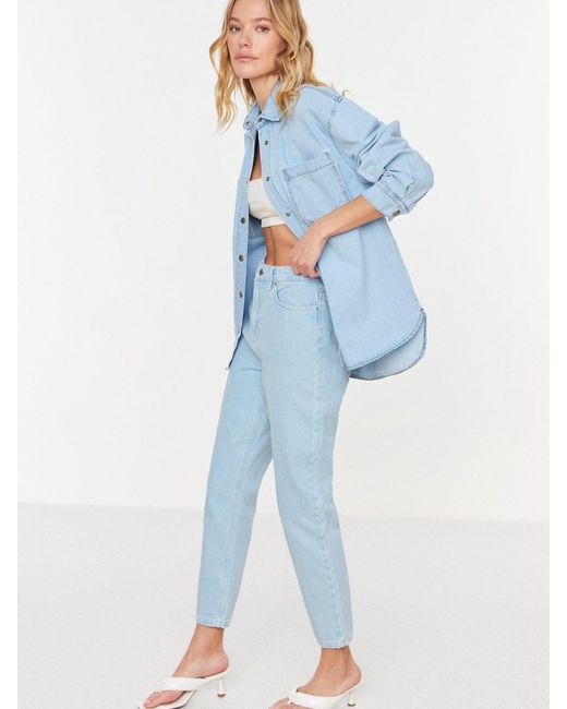 Trendyol Blue Jacke