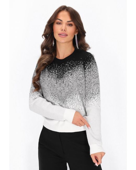 faina Black Pullover