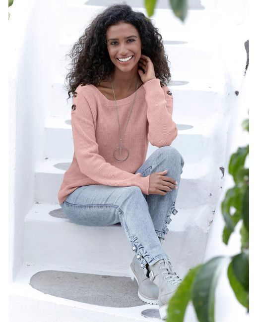 heine Pink Pullover
