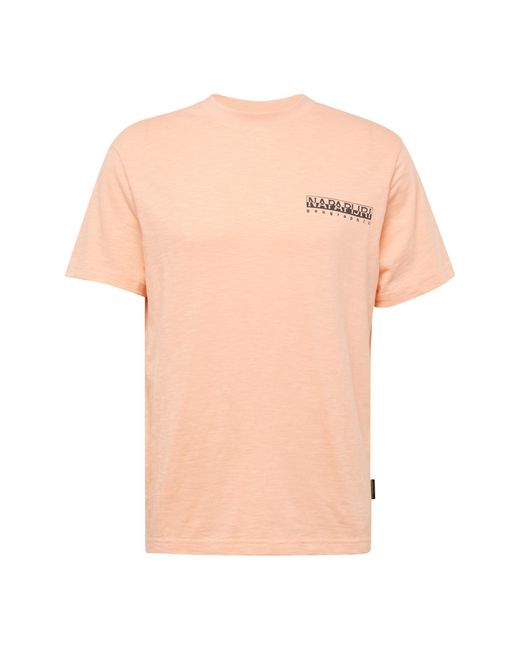 Napapijri T-shirt 'martre' in Pink für Herren