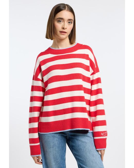 Frieda & Freddies Red Strickpullover