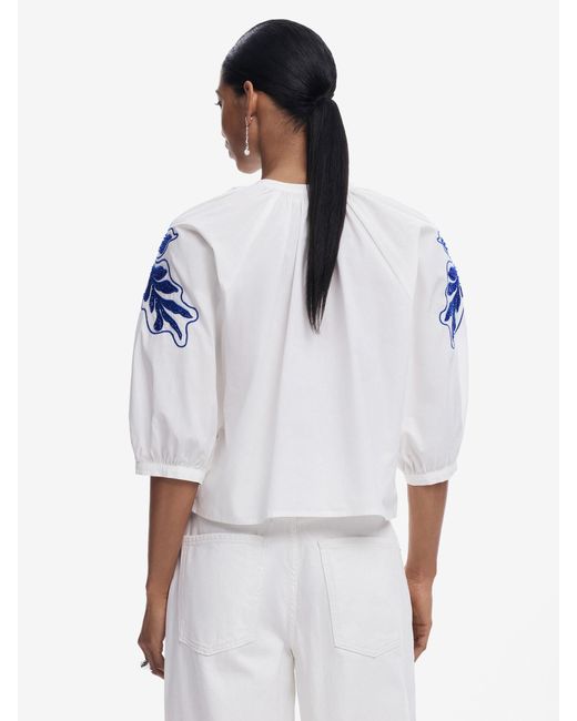 Desigual White Bluse