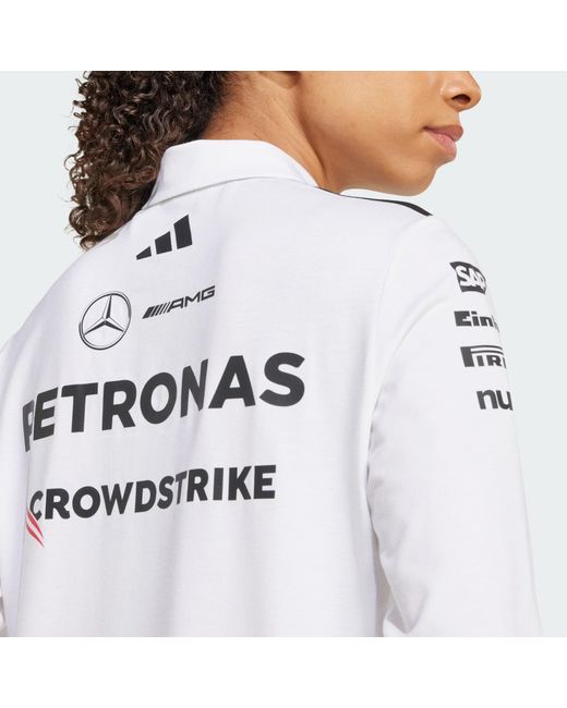 Adidas Originals White Funktionsshirt Mercedes