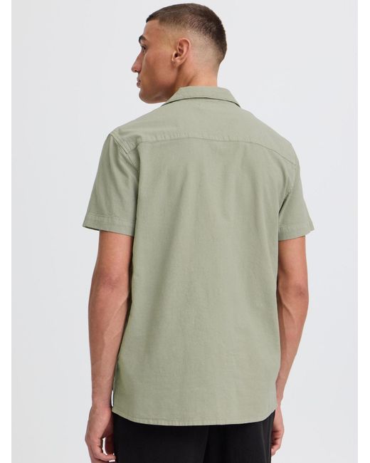 Solid Kurzarmhemd Sdneel in Green für Herren