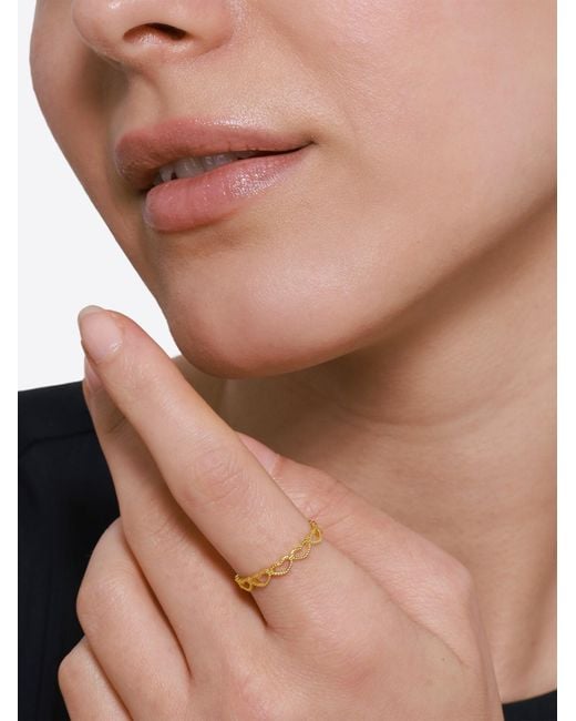Heideman Metallic Ring Piar