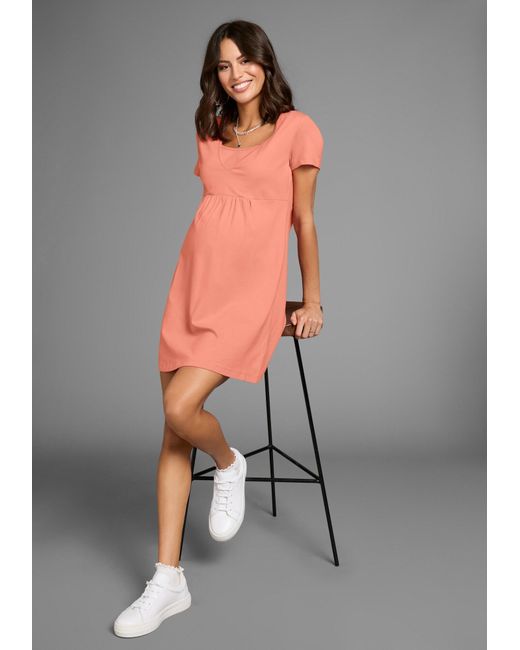 Neun Monate Pink Kleid