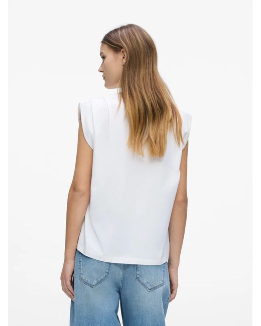 Karl Lagerfeld White T-Shirt Rue St-Guillaume