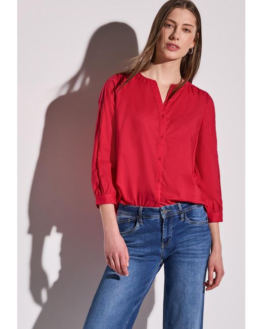 Street One Red Bluse