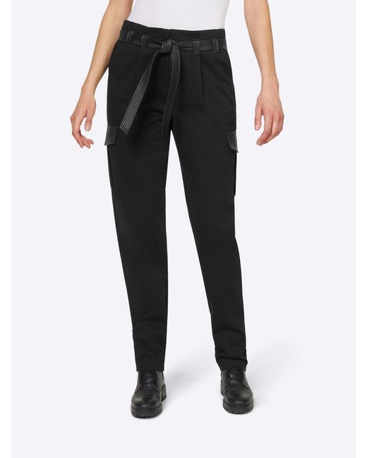 heine Black Cargohose