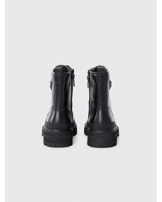 Guess Black Schnürstiefelette Bada2