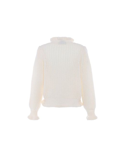 faina White Pullover