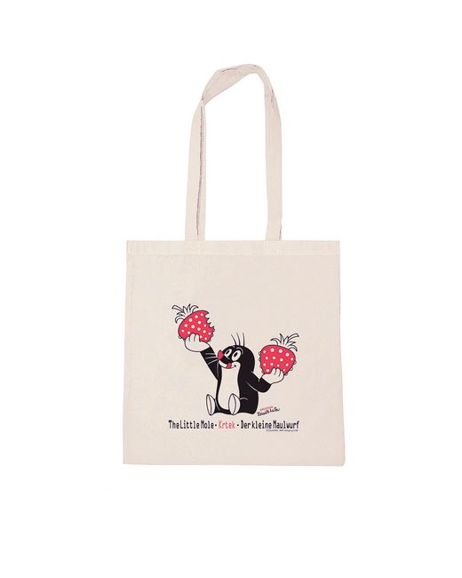 Logoshirt White Baumwolltasche Der Kleine Maulwurf