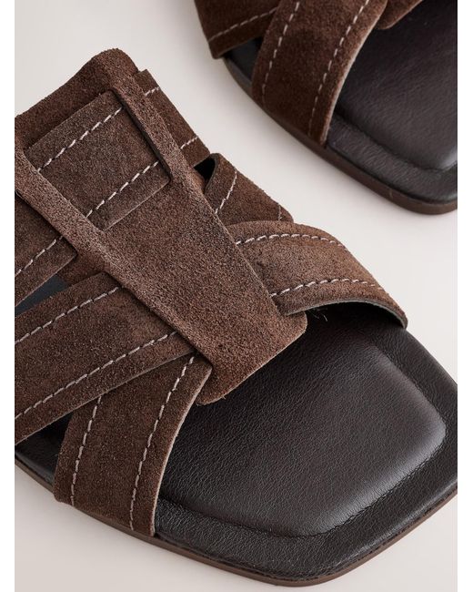 Next Brown Pantolette