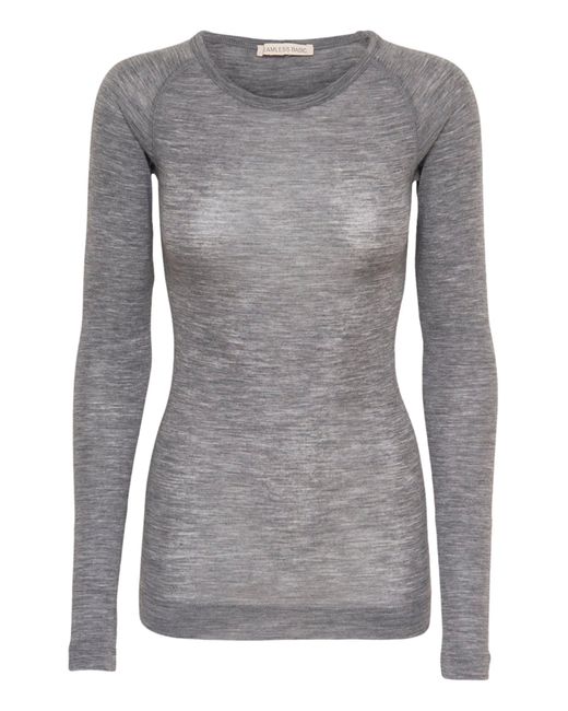 Seamless Basic Gray Shirt Jade