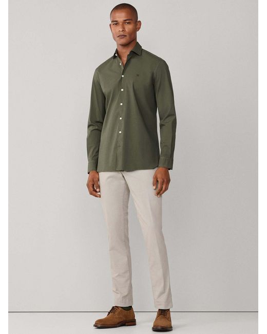 Hackett Hemd Ess in Green für Herren