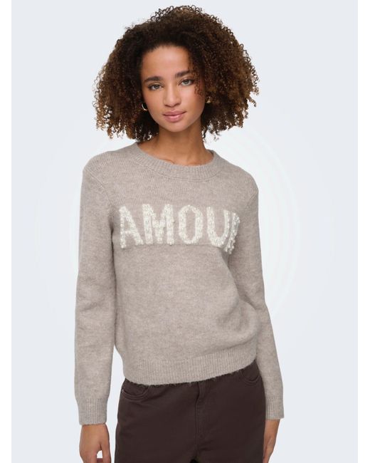 Jdy Gray Pullover Amour