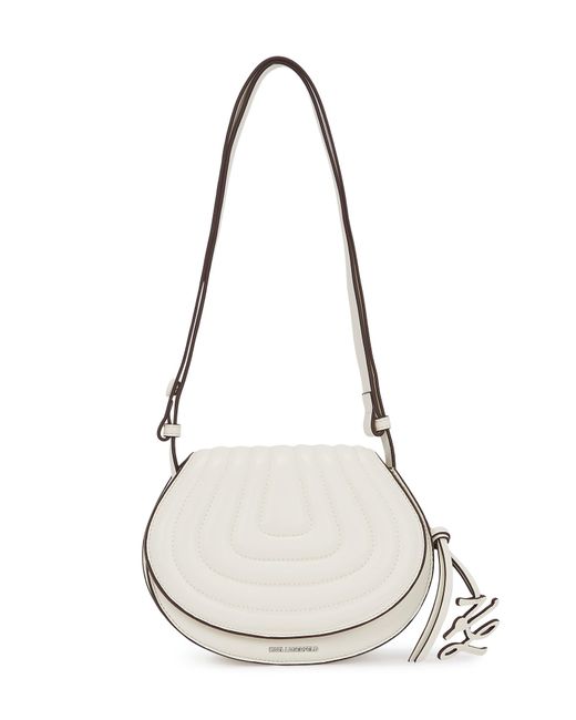 Karl Lagerfeld White Umhängetasche