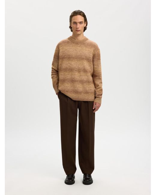 SELECTED Pullover in Natural für Herren