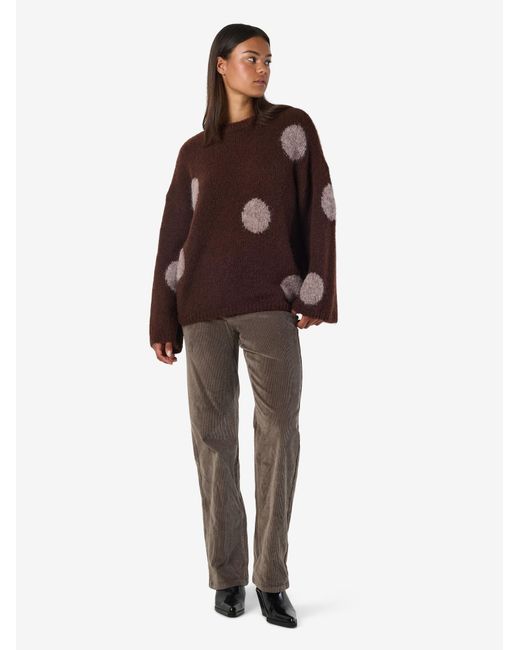 Noisy May Brown Pullover Sutton