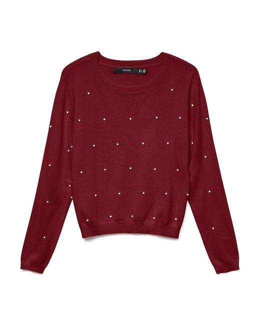 Vero Moda Red Pullover Vmglory