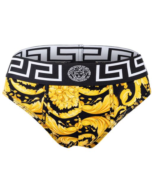 Versace Slip in Gelb für Herren Lyst DE