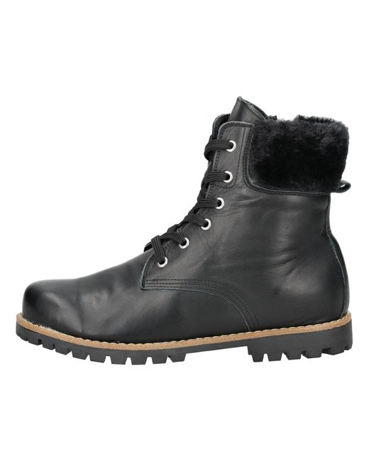 Andrea Conti Black Schnürstiefelette