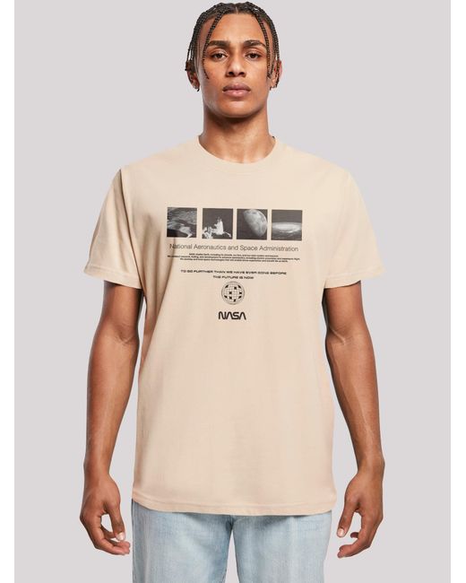 F4NT4STIC T-Shirt Nasa Retro Photo Ad The Future Is Now in Multicolor für Herren
