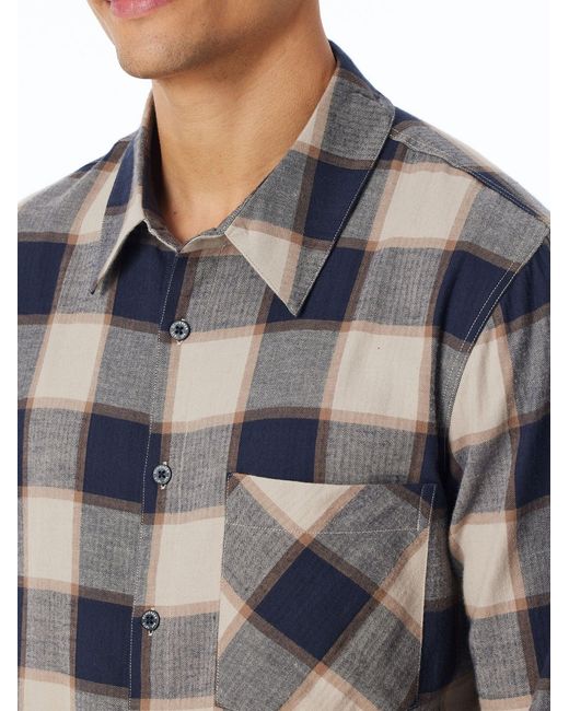 Schiesser Pyjama Selected Premium Warming in Black für Herren