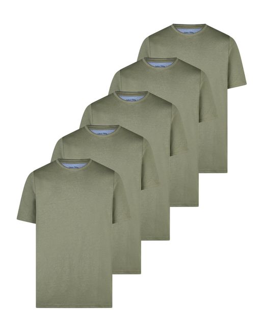 Redmond Shirt Basic in Green für Herren
