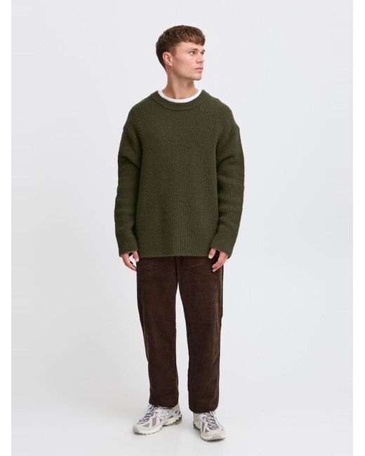 Solid Pullover Nohi in Green für Herren