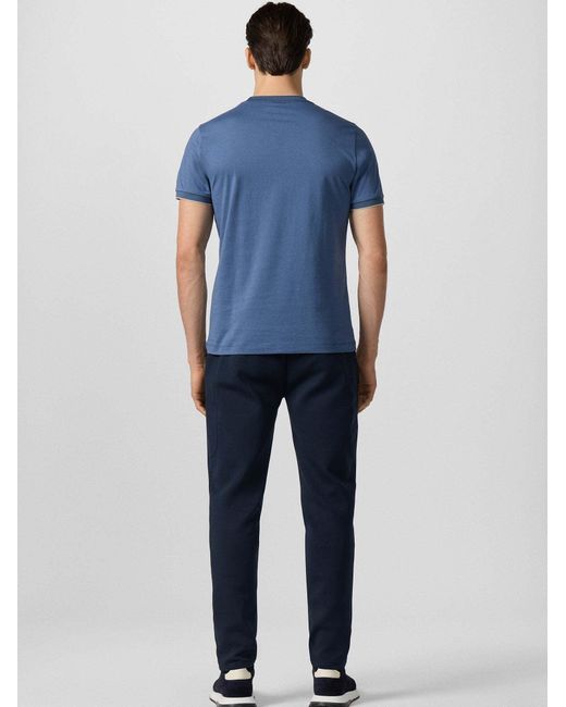 Hackett Basic-T-Shirt in Blue für Herren