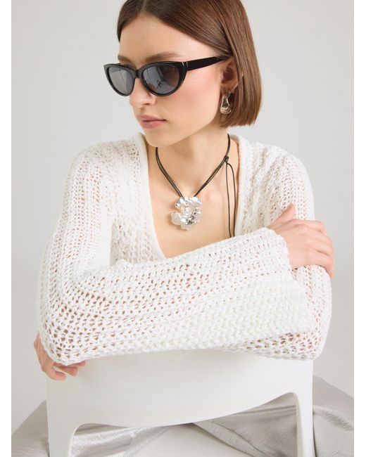 TOPSHOP White Pullover Fenja