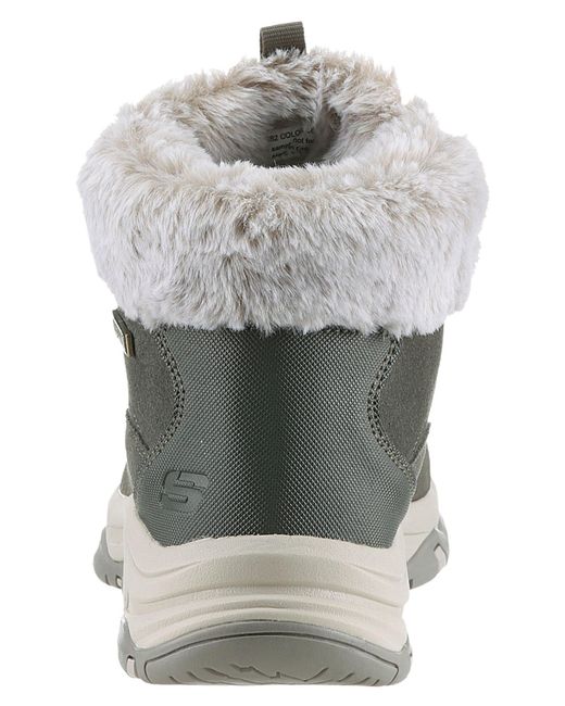 Skechers Black Schnürstiefelette Trego