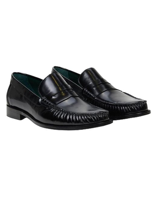 Desa Mokassin Slipper in Black für Herren