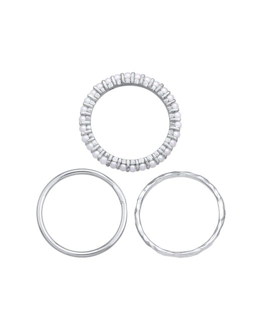 Elli Jewelry White Ring