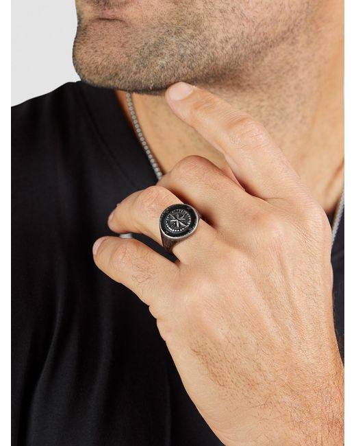 S.oliver Ring in Black für Herren