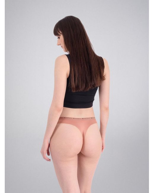 LEAFLETIC Pink Slip Mid Rise Brazilian