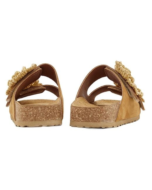 Desa Metallic Pantolette Folien
