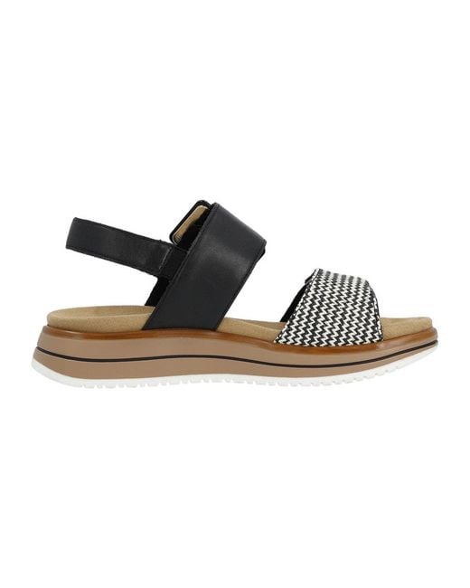 Remonte Black Sandale Basic