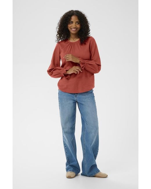 Kaffe Red Bluse Kaamalia