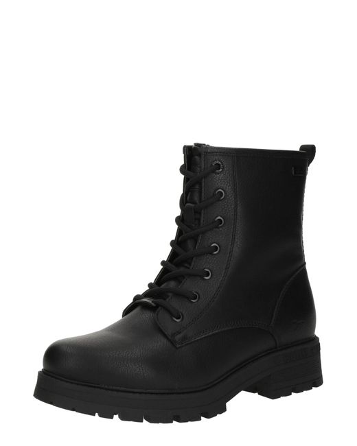 Mustang Black Schnürstiefelette