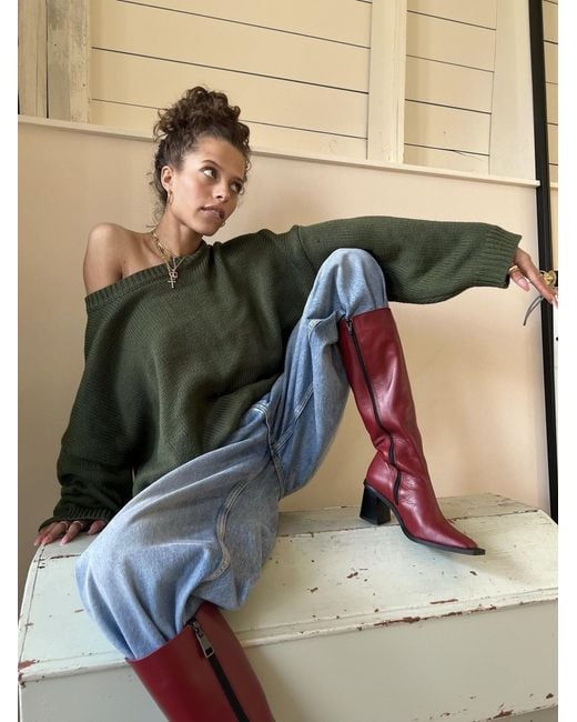 JoDis Red Boots Cassandra