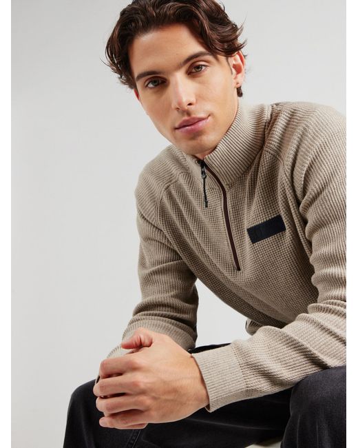 S.oliver Pullover in Natural für Herren