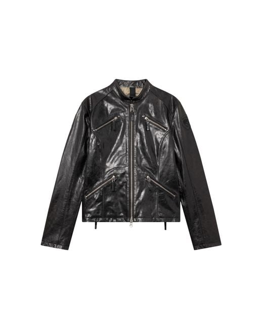 Blauer Black Lederjacke Libbey