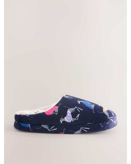 Next Blue Hausschuh